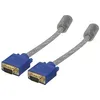 Image de Tecline S-VGA mm 2 m 2 m VGA (D-Sub), VGA (D-Sub) Bleu, Gris câble vGA   Câbles VGA (2 m, VGA (D-Sub), VGA (D-Sub), mâle, mâle, Or)