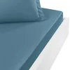 Image de Sensei La Maison du Coton Drap Housse en Percale de Coton Bonnet 30cm Soft Percale