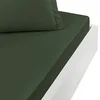 Image de Sensei La Maison du Coton Drap Housse en Percale de Coton Bonnet 30cm Soft Percale