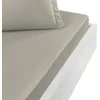 Image de Sensei - Drap Housse Percale UNI - - Gris Perle, Coton, 200x200