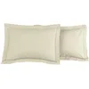 Image de Sensei La Maison du Coton Lot de 2 taies d'oreiller en Percale de Coton Soft Percale