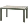 Image de Hespéride - Table de Jardin Extensible Evasion Beige - 10 Places - Aluminium Antirouille Aluminium Effet Bois - Rallonge Coulissante