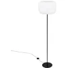 Image de Atmosphera - Lampadaire tobie coton noir et blanc h150cm