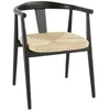 Image de Atmosphera - Fauteuil à dîner yamato hêtre noir