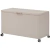 Image de Hespéride - Coffre de rangement edenio argile s 130 x 60,4 x 78cm en aluminium