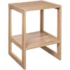 Image de 5five - Étagère Empilable 1 Case Mix N Modul - Effet Bois Naturel, 35 x 34 x 51 cm - Meuble de Rangement Modulable pour Chambre, Salon, Bureau