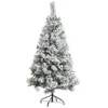 Image de Feeric lights et christmas - Sapin de noël minnesota 180cm vert floqué blanc