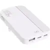 Image de Chargeur FORCE POWER 65W USB-A + 2 USB-C GaN blanc pliable