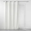 Image de Douceur d'Intérieur Rideau à Oeillets (140 x 260 cm) Velouriane Blanc, Velours Relief