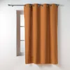 Image de Douceur d'Intérieur, Rideau à Oeillets (135 x 180 Cm) Twily Camel, Coton/Polyester Recyclé
