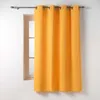 Image de Douceur d'Intérieur, Rideau à Oeillets (135 x 180 Cm) Twily Jaune, Coton/Polyester Recyclé