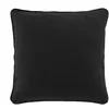 Image de douceur d'intérieur, Housse de Coussin (40 x 40 cm) Twily Noir, Coton/Polyester Recyclé