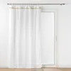 Image de douceur d'intérieur, Voilages à  illets (140 x 240 cm) Mileo Blanc, Voile Tissé