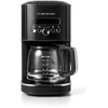 Image de riviera&bar Cafetière Filtre Programmable 1,8L - Puissance 950W, Écran LCD, Départ Différé 24h, Maintien au Chaud, système stop-gouttes, Alerte Détartrage - Noir