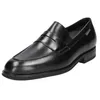 Image de Mephisto, Kurtis Hopper, Homme Mocassin Noir Lisse, Noir, 44 EU