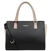 Image de LANCASTER Smooth, Sac à Main Mixte, Taille Unique, Noir - Nude Clair - Nude Foncé, Taille unique