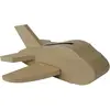 Image de Décopatch EV019C - Un support en papier brun mâché 55x53x20 cm, Urne avion