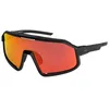 Image de Quiksilver Slash+ - Sunglasses for Men - Lunettes de soleil - Hommes - Taille unique - Noir, Noir/Ml Red, Einheitsgröße