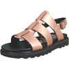 Image de Kickers, Neosinead 961231-50, Femme Nu-Pied Rose métallisé, 115 Nude Metal, 40 EU