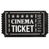 Image de Serviettes - Ticket de cinéma - Lot de 20