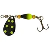 Image de Daiwa Cuiller Tournante Cuillere Tournante Silvercreek Spinner - 6g - Black/Yellow Dots - Sinking - DF07422871