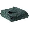 Image de Vivaraise ~ Plaid Tana coton stonewashed prusse 140x200