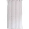 Image de ED ENJOY HOME Voilage avec  illets, Blanc, 140x240cm, Motif Argent Rond Brodé, 100% Polyester, Collection Smarties