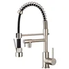 Image de Essebagno Logus mitigeur évier à douchette mobile façon inox