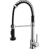 Image de Essebagno Robinet Plimo avec douchette en chrome noir