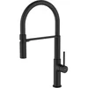 Image de Essebagno Magneto mitigeur évier à douchette mobile noir mat