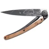 Image de Deejo Couteau de poche NATURE FORELLE, 37 g, acier AISI 420, liner-Lock, genévrier, clip ceinture, boîte Deejo