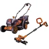 Image de FEIDER - Pack Tondeuse sans Fil 20 V 34 cm - poussée et Coupe Bordure sans Fil 20V + 2 Batteries 4 Ah + Chargeur 20V - FTDCB20V-4A