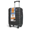 Image de KINSTON Valise Cabine pour EasyJet 4 Roues Détachables Taille LowCost - Bagage à Main Léger et Durable, Roues Pivotantes Amovibles Démontable - Noir