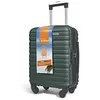 Image de KINSTON Valise Cabine pour EasyJet 4 Roues Détachables Taille LowCost - Bagage à Main Léger et Durable, Roues Pivotantes Amovibles Démontable - Vert
