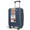 Image de KINSTON Valise Cabine pour EasyJet 4 Roues Détachables Taille LowCost - Bagage à Main Léger et Durable, Roues Pivotantes Amovibles Démontable - Bleu