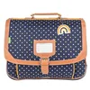 Image de Tann's - Cartable 38cm Les Fantaisies Faustine Bleu - Imprimé Pois - Cartable Scolaire Fille 2 Soufflets - CP CE1 CE2, Bleu, 38 x 31 x 15 cm, Playful