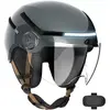 Image de Casr - Casque Trottinette  Glossy Avec Caméra Gris Metal Taille  M