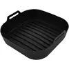 Image de Panier KITCHENCOOK carré en silicone couleur noir