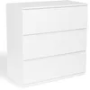 Image de IDMarket - Commode 3 tiroirs TOMI 78 cm Bois Blanc