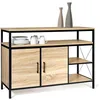 Image de IDMarket - Buffet Bas 2 Portes 100 cm Detroit Design Industriel