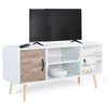 Image de IDMarket - Meuble TV 113 cm scandinave Bahia 2 Portes