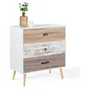 Image de IDMarket - Commode 3 tiroirs Bahia 75 cm scandinave