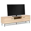 Image de IDMarket - Meuble TV SEATTLE de 180 cm avec conteneurs au design industriel