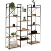 Image de IDMarket - Étagère bibliothèque Trio 5 Niveaux Detroit Design Industriel 170 cm