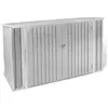 Image de IDMarket - Abri de Jardin en métal Gris Clair verrouillable Multi-Rangement Stockage vélos, Outils, poubelles