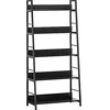Image de HOMCOM Étagère Bibliothèque 5 Niveaux 70L x 35l x 150H cm Noir