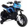 Image de HOMCOM Moto Électrique pour Enfants 3-6 Ans 25 W 6 V 3 Km/h Bleu