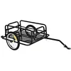 Image de HOMCOM Remorque Vélo Remorque de Transport 70L 139L x 71,5l x 49H cm Noir