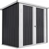 Image de Outsunny Abri de Jardin Cabane 1,09m² 2 Portes 147 x 86 x 134 cm Noir
