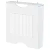 Image de HOMCOM Petit Cache-Radiateur à Lattes 78 x 19 x 82 cm Blanc